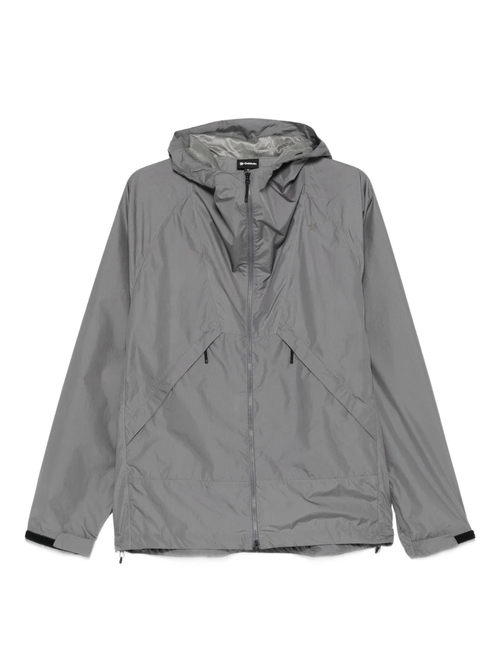 Rip-stop hooded-zipped jacket - 1