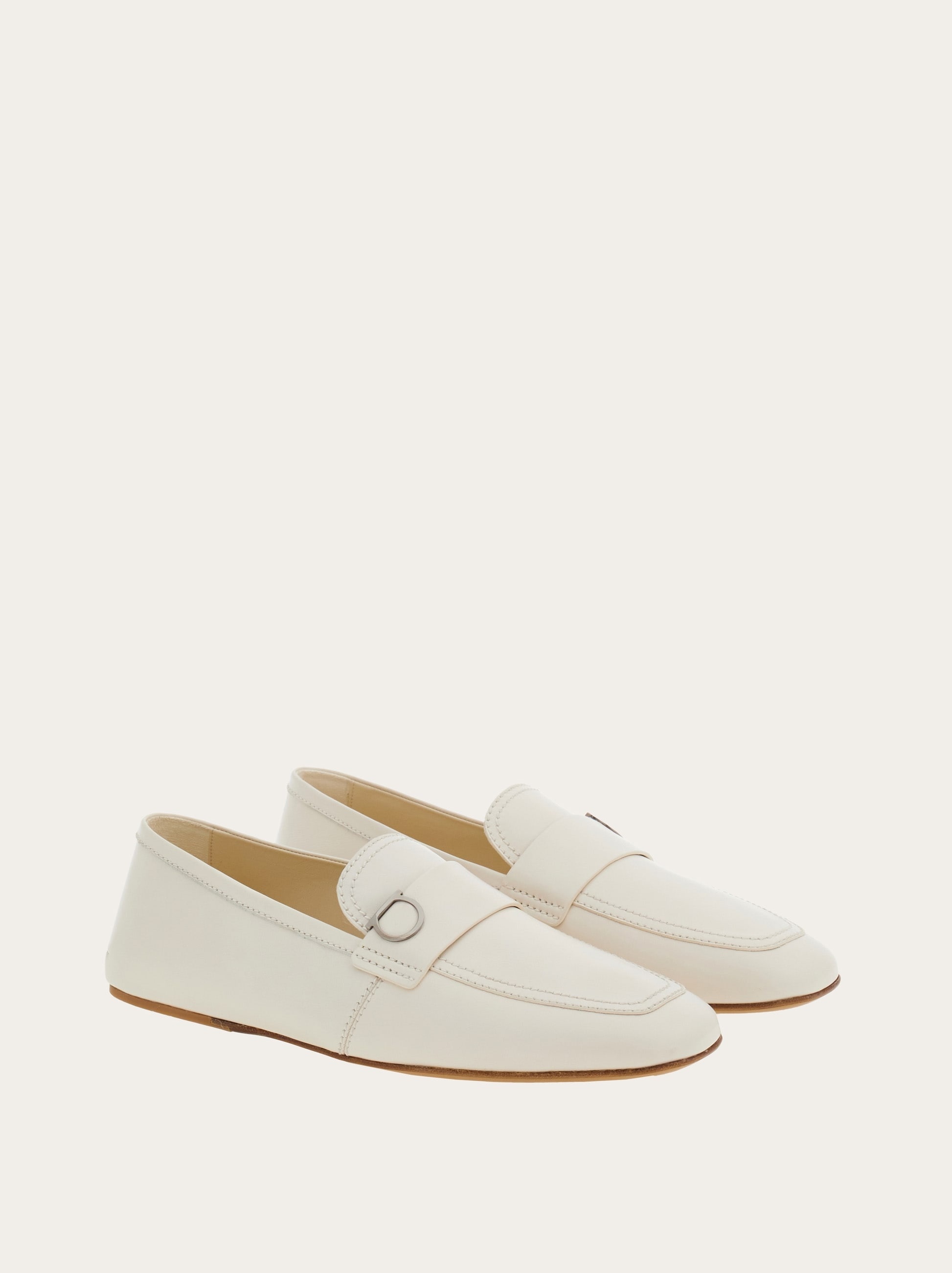 Loafer with Gancini ornament - 4