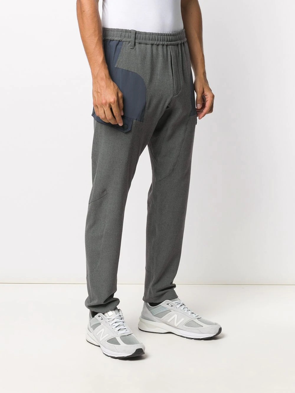  patch pocket sweat pants  - 3