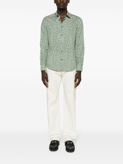 Paul Smith floral-print organic cotton shirt outlook