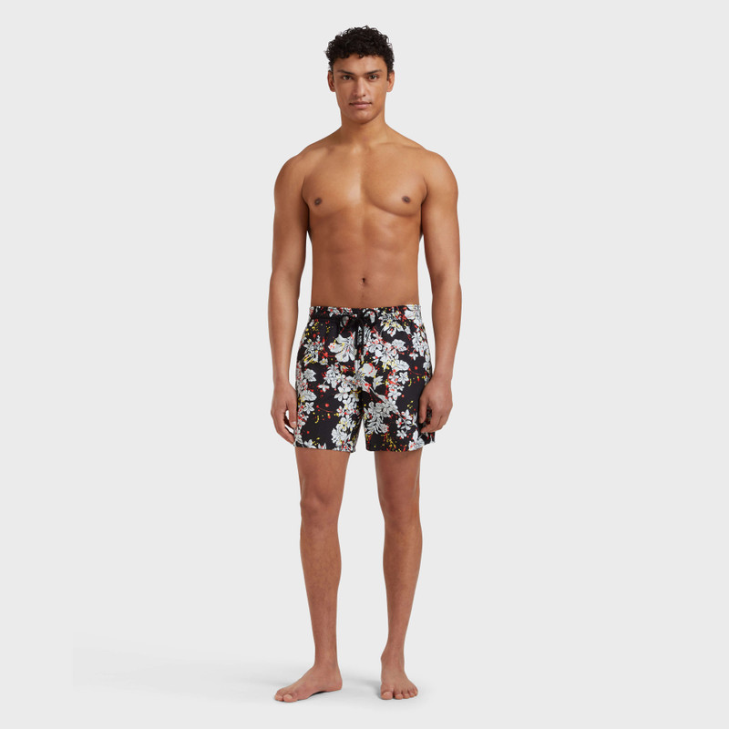 Vilebrequin Men Swim Trunks Flower Splash - VBQ x Palm Angels outlook