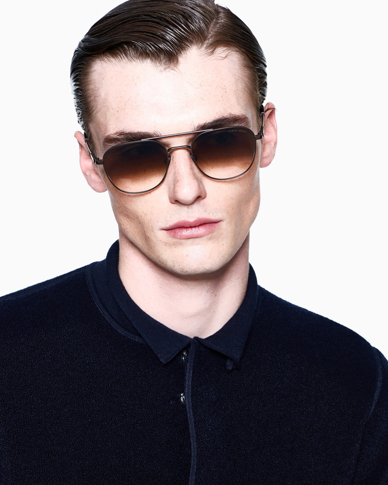 GIORGIO ARMANI MEN’S SQUARE SUNGLASSES outlook