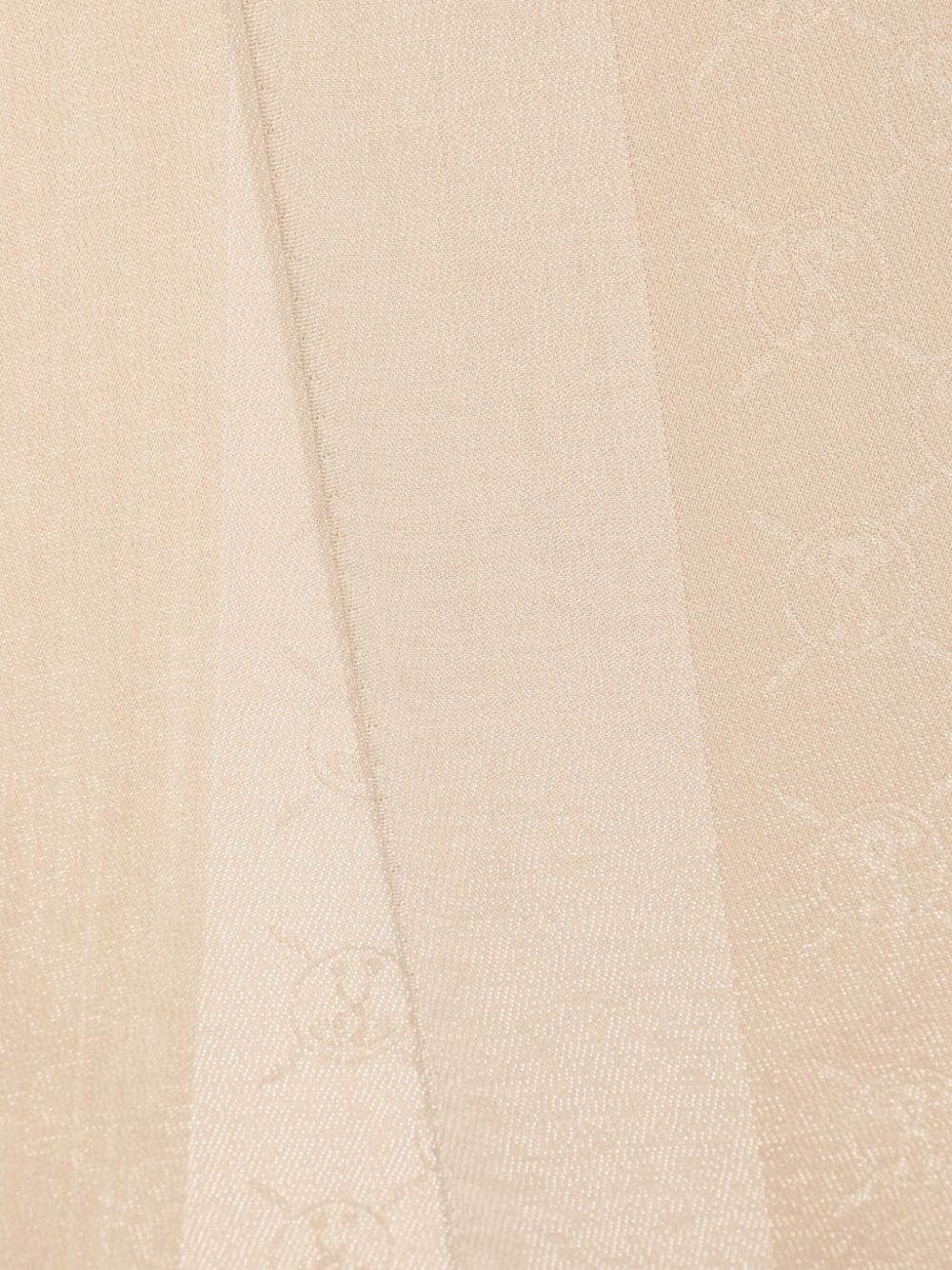 logo-jacquard scarf - 2