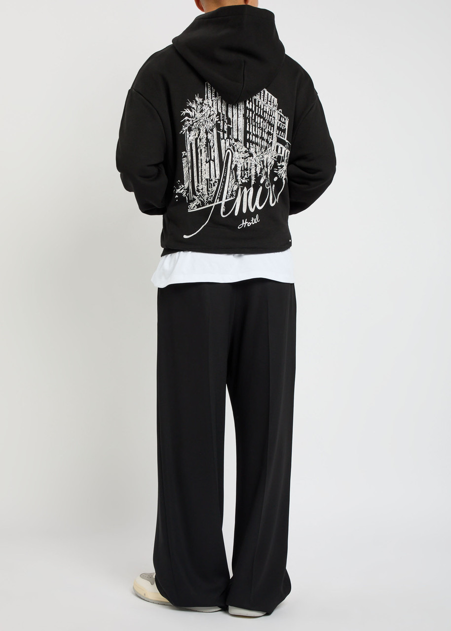Amiri Hotel Crystal-embellished Hooded Cotton Sweatshirt - 4