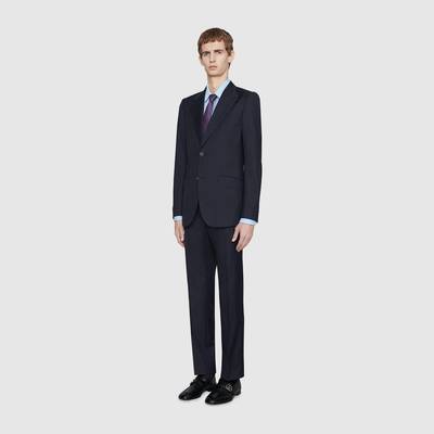 GUCCI Fitted Gucci pinstripe suit outlook