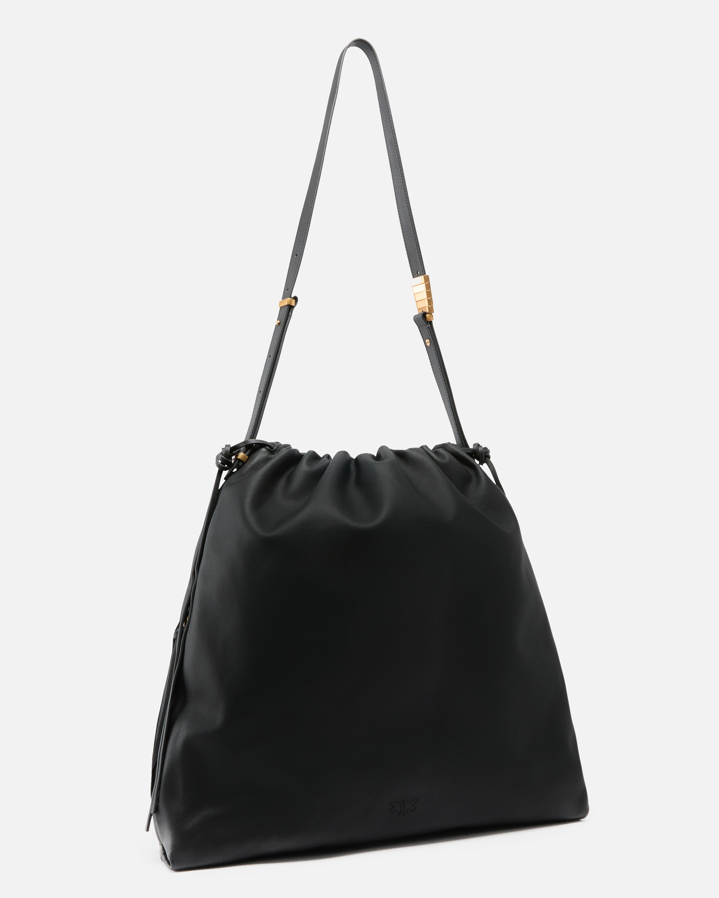 LARGE SOFT SQUARE LEATHER BAG - 2