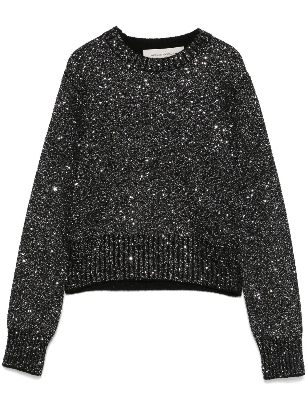 sequinned sweater - 1