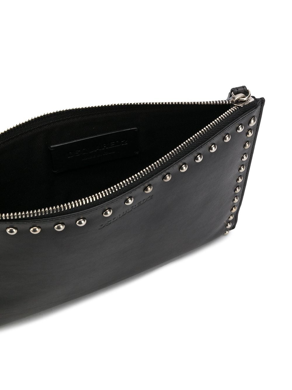 studded top zip pouch - 5