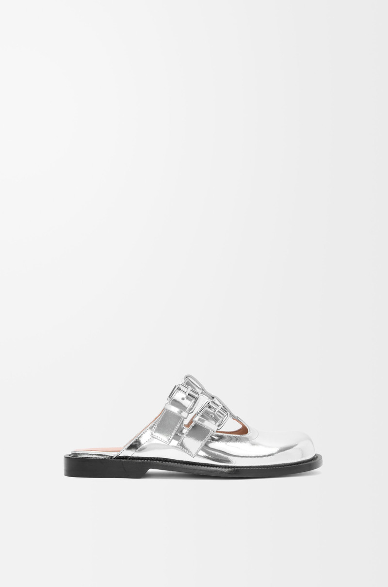 Campo Mary Jane mule in metallic calfskin - 1