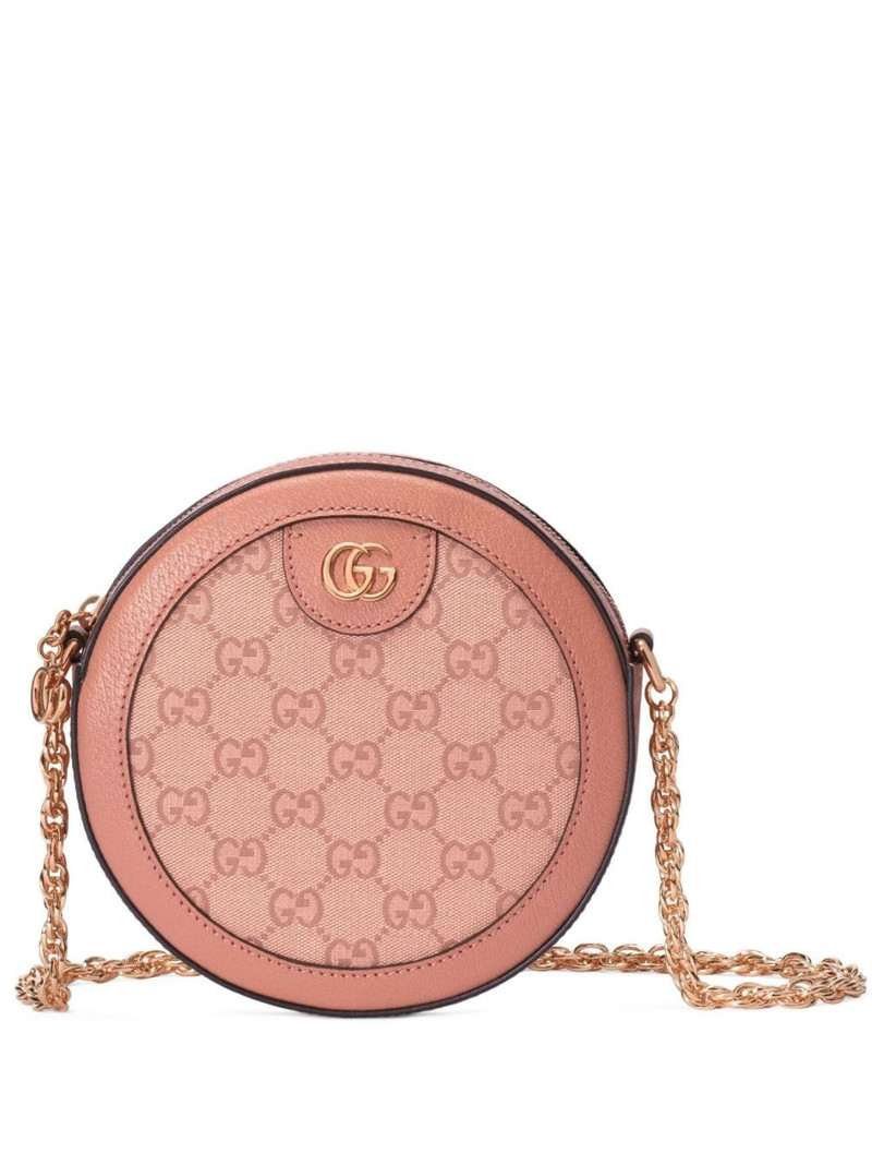 Ophidia GG leather shoulder bag - 1