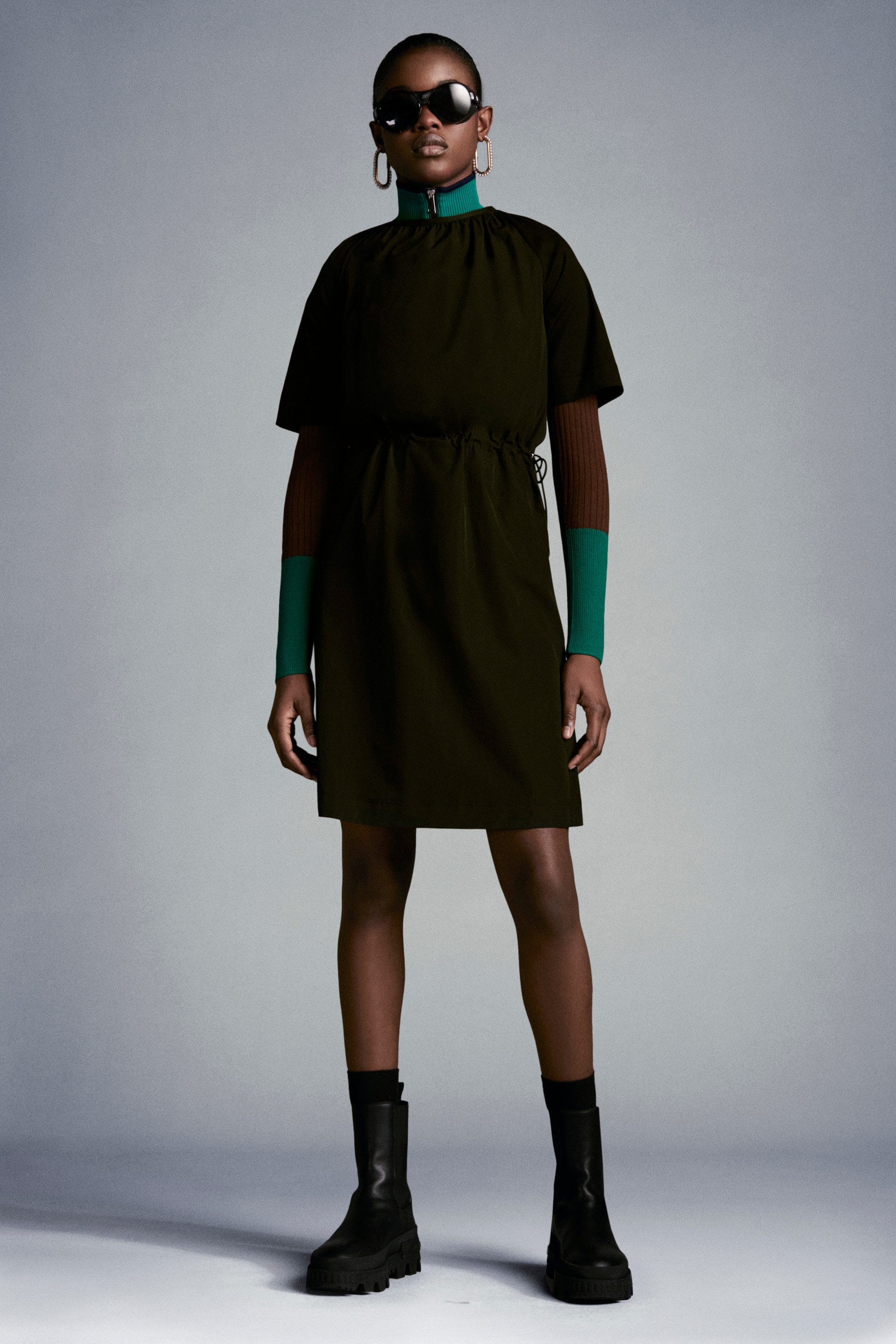 Dress With Drawcord - 3