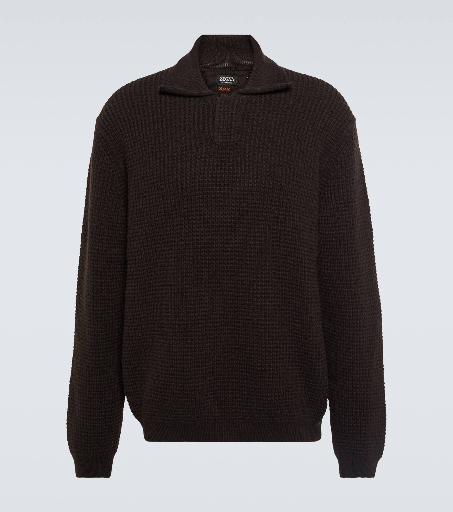 Oasi cashmere polo sweater - 1