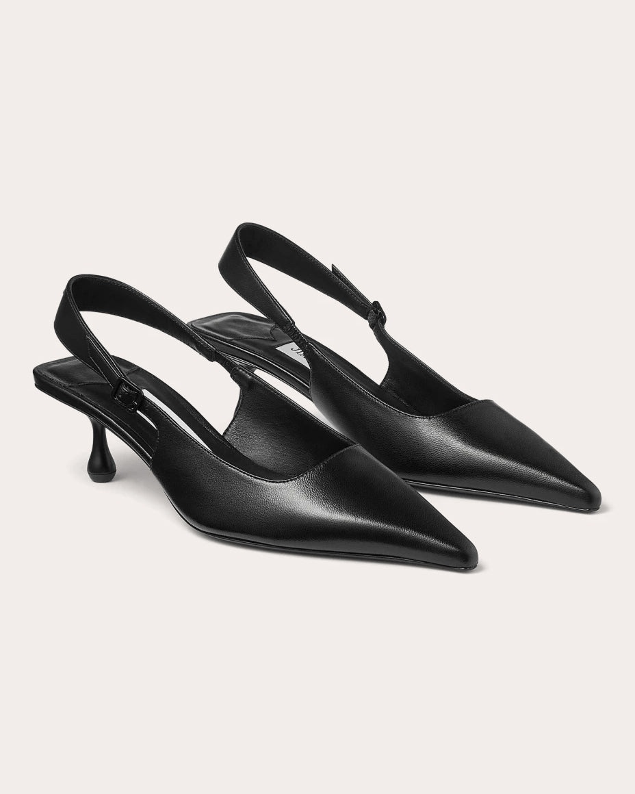 Amel 50 Leather Slingback Pump - 4
