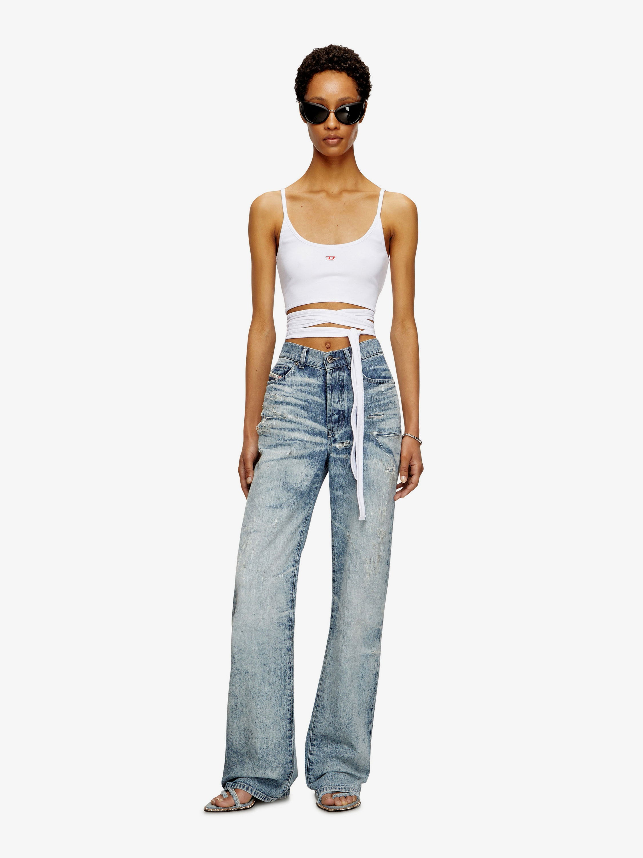 1971 D-Sent Jeans With Distressed Effect - 2