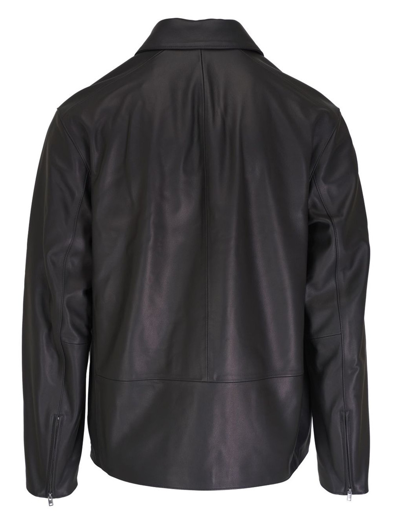 Vince leather jacket outlook