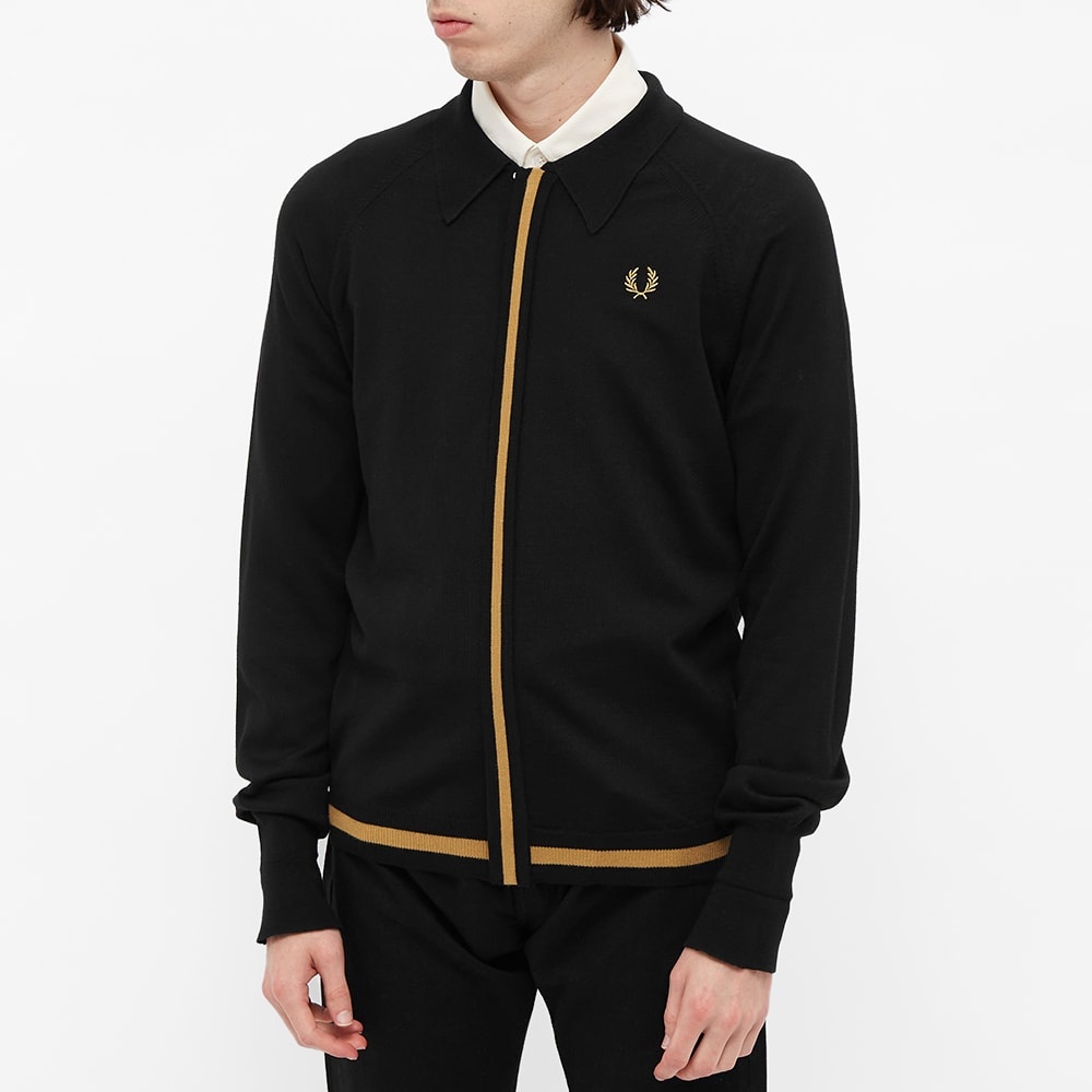 Fred Perry Concealed Zip Knit Shirt - 4