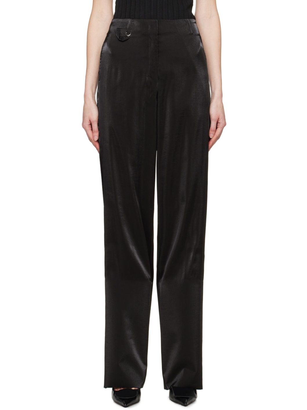 Black Les Sculptures  'Le pantalon Cubo' Trousers - 1