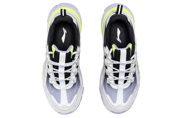 (WMNS) Li-Ning Reverses 'Grey Neon Yellow' AGCQ182-1 - 4