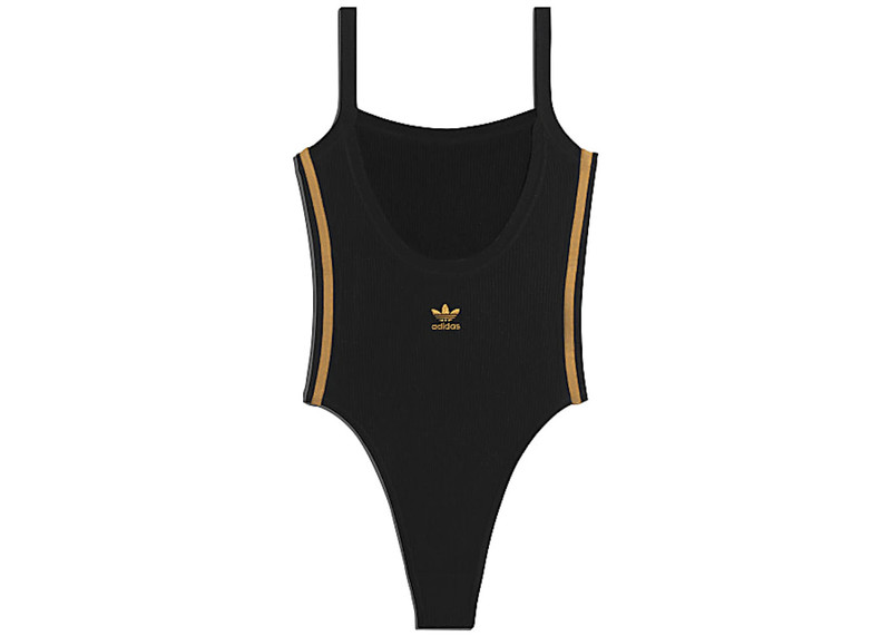 adidas adidas Ivy Park Knit Tank Bodysuit Black outlook