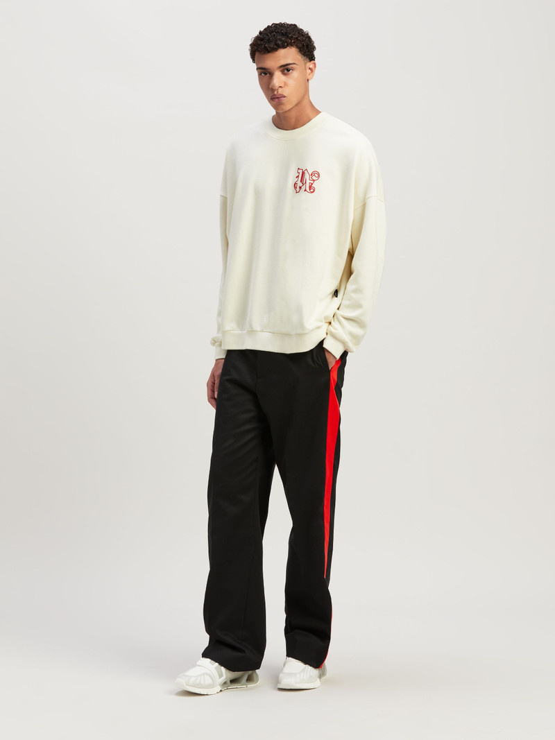Palm Angels RACING MONOGRAM CREWNECK outlook