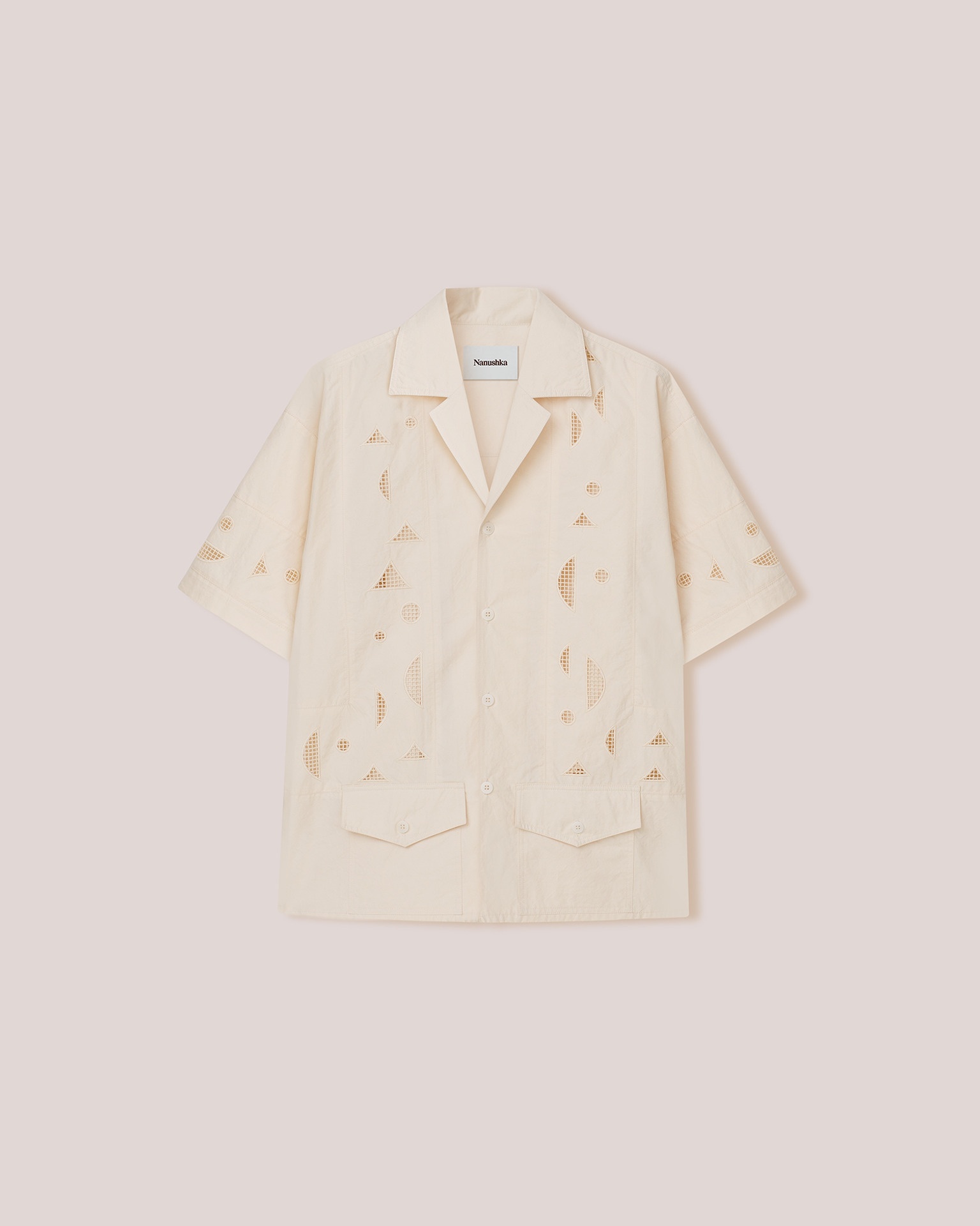 NAZ - Embroidered poplin shirt - 1