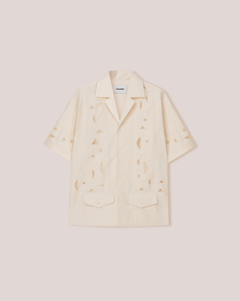 NAZ - Embroidered poplin shirt 1