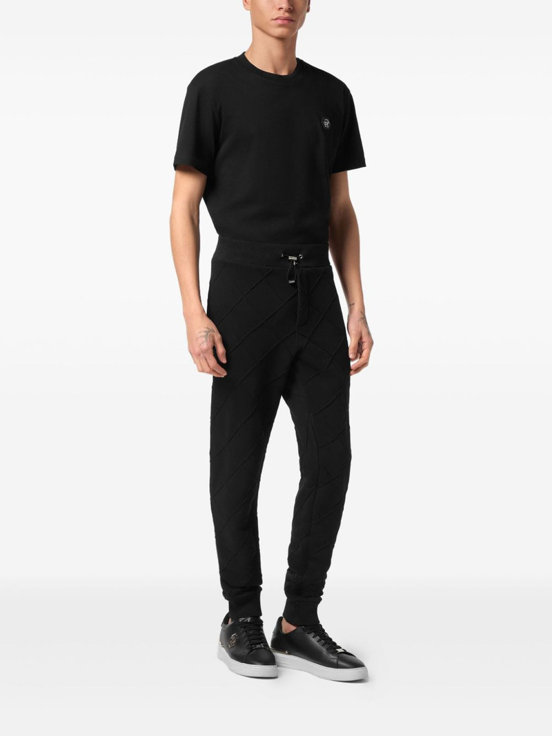 PHILIPP PLEIN texture  trousers outlook