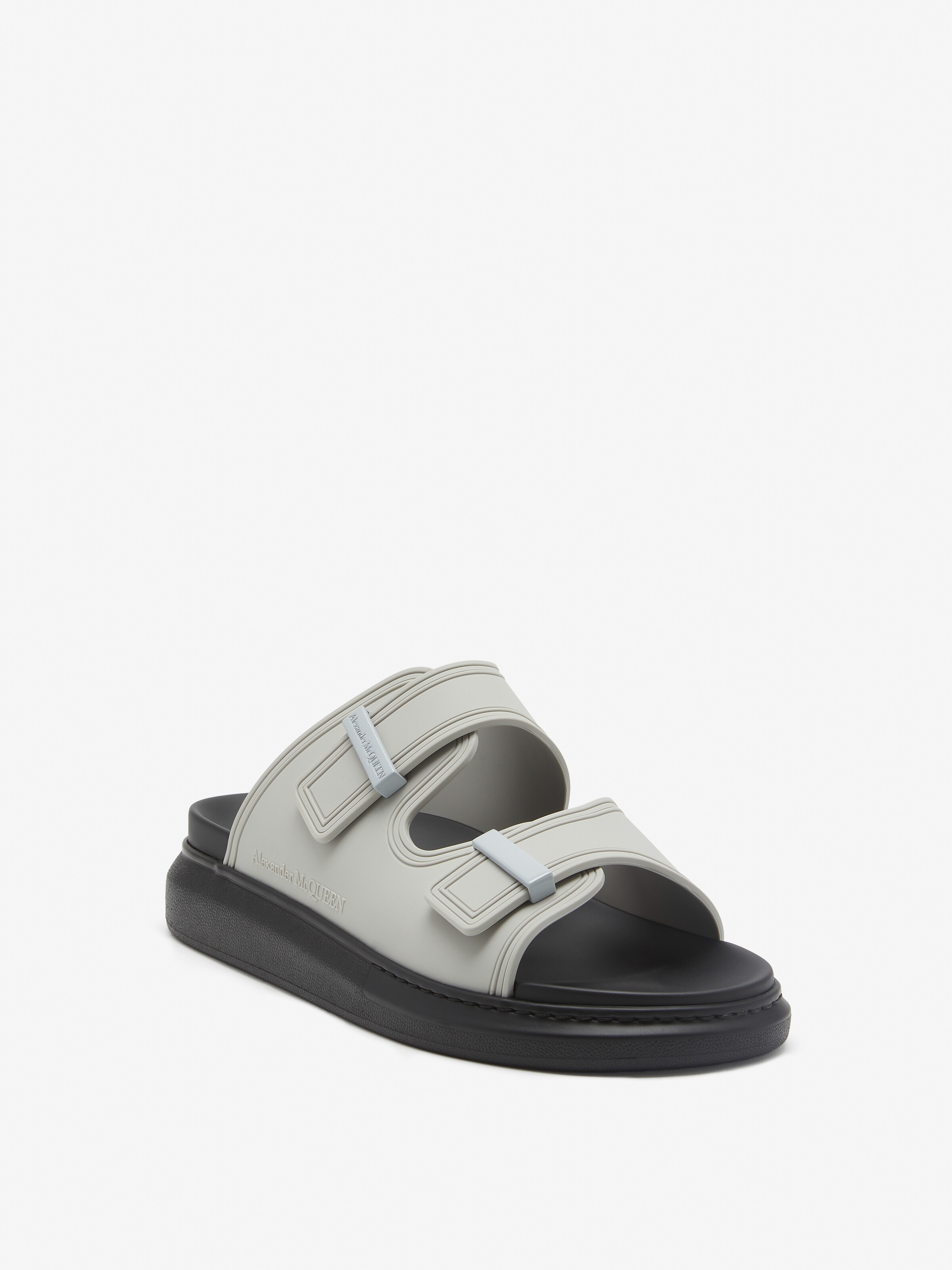 Men's Hybrid Slide in Ash Grey - 4