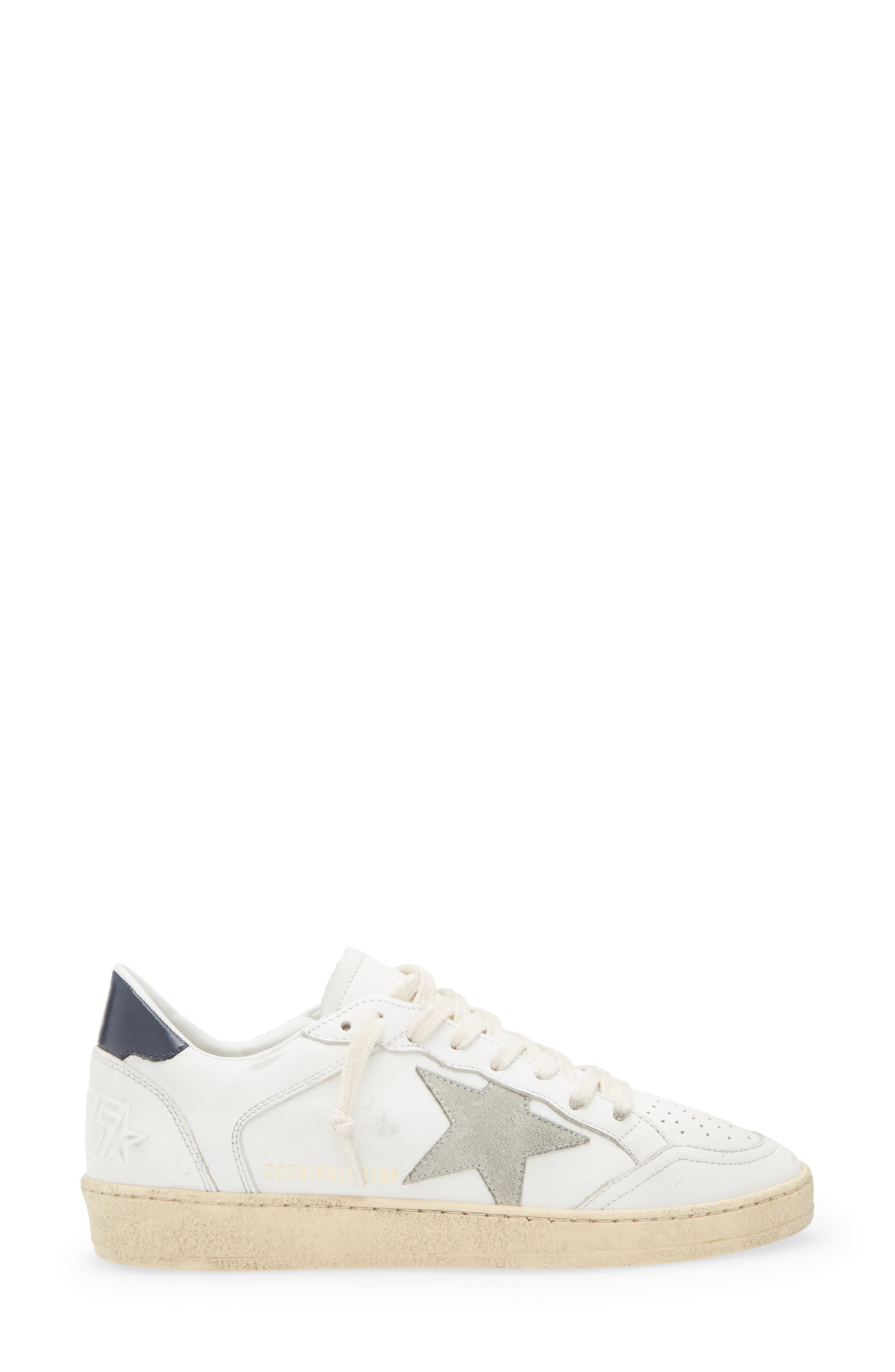 Golden Goose Ball Star Sneaker in White/Ice/Night Blue at Nordstrom - 3