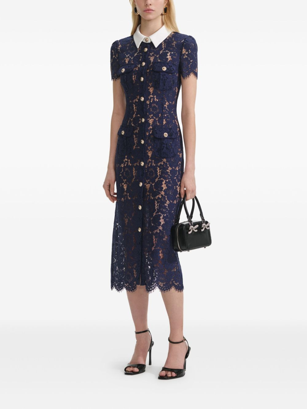 Self-portrait Dresses Blue - 4