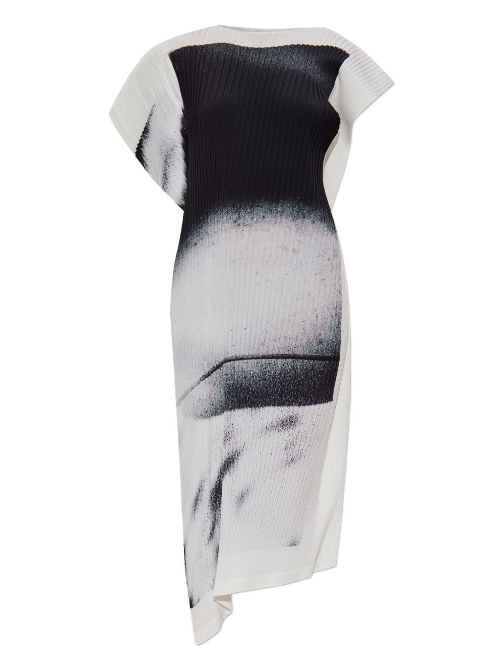 Shadow Duty graphic-print midi dress - 1