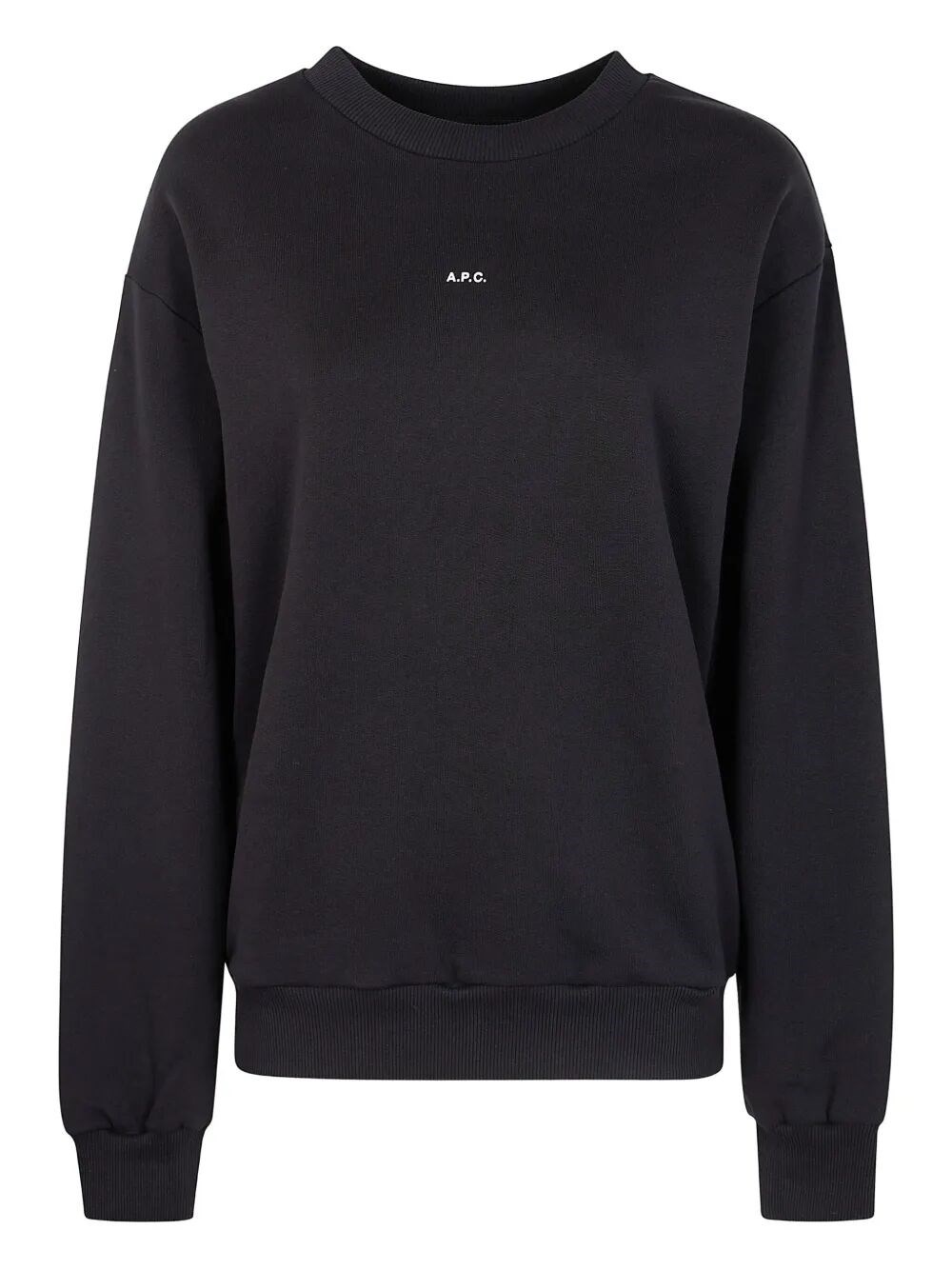 Introducing the 'BOXY MICRO LOGO GOTS' SWEATSHIRT by A.P.C., a standout piece in contemporary street - 1