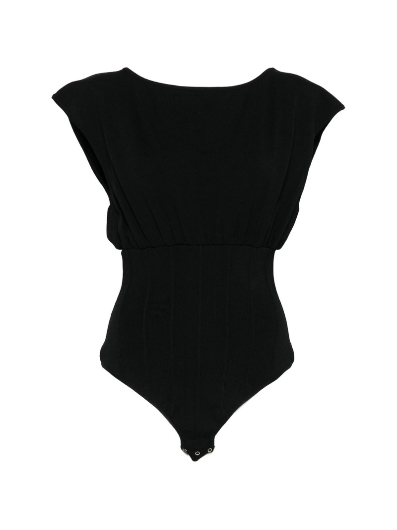 Elisabetta Franchi Ribbed Bodysuit 1