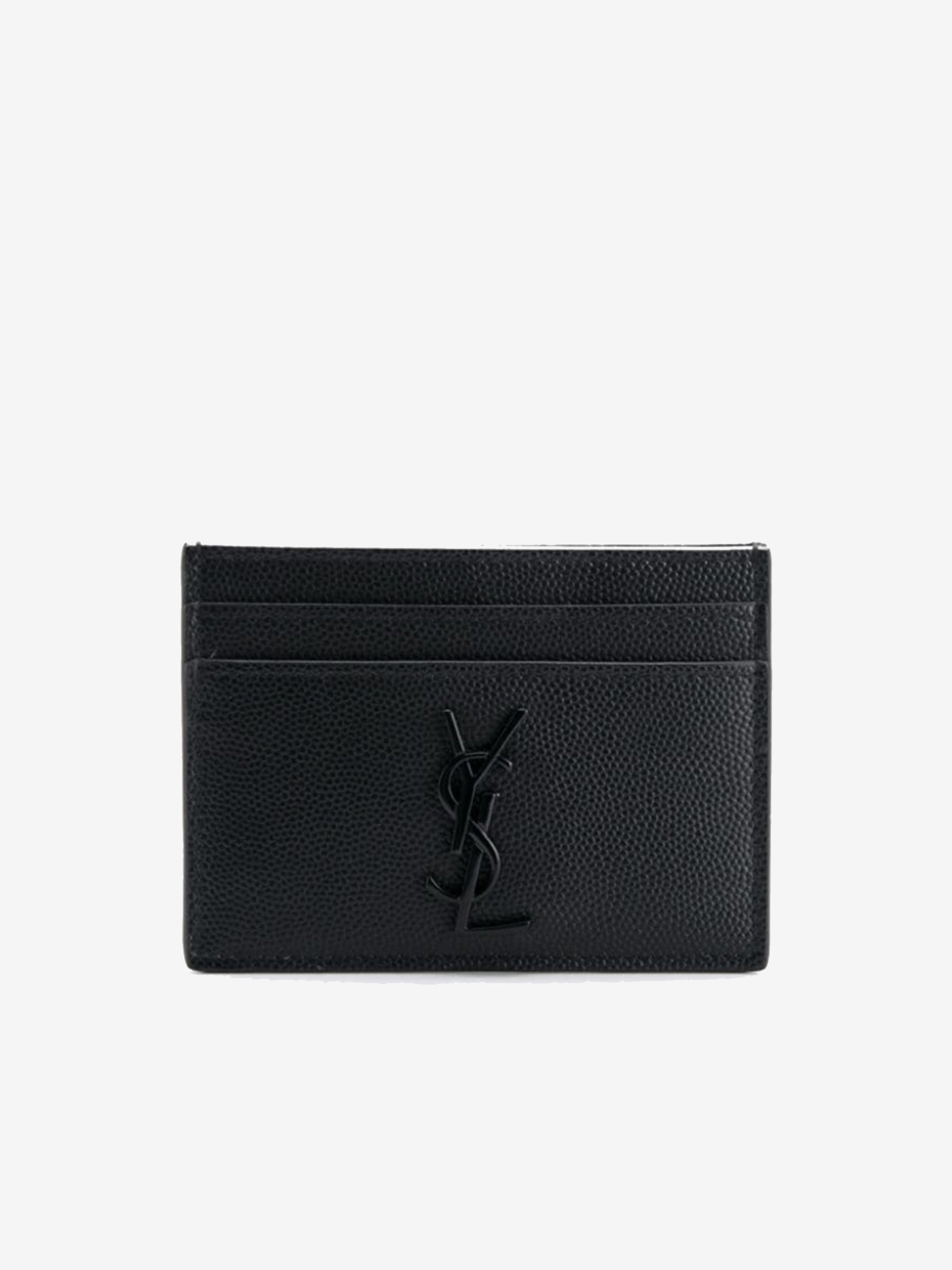 SAINT LAURENT - Men Logo Monogram Card Holder - 1