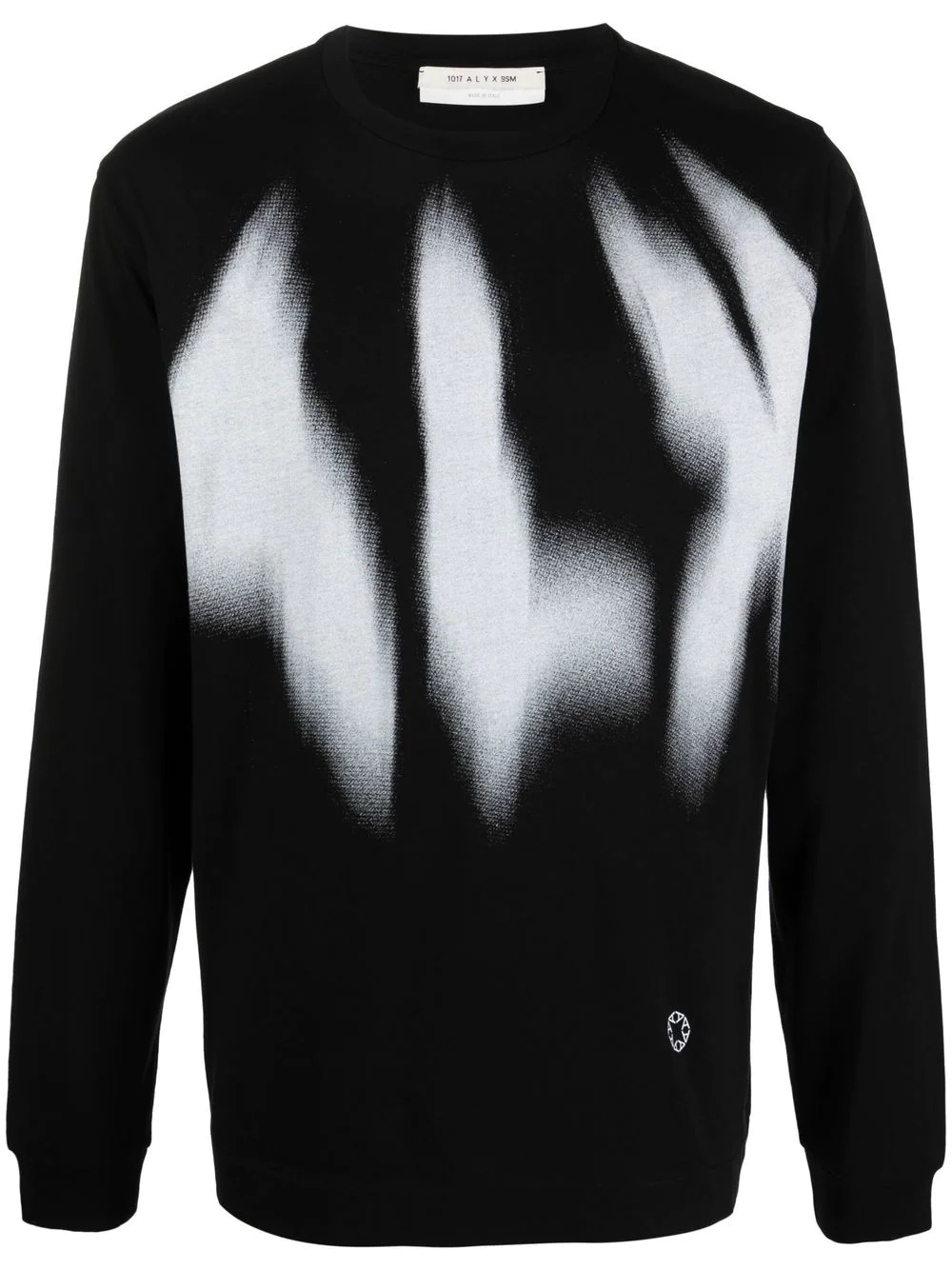 graffiti logo-print sweatshirt - 1