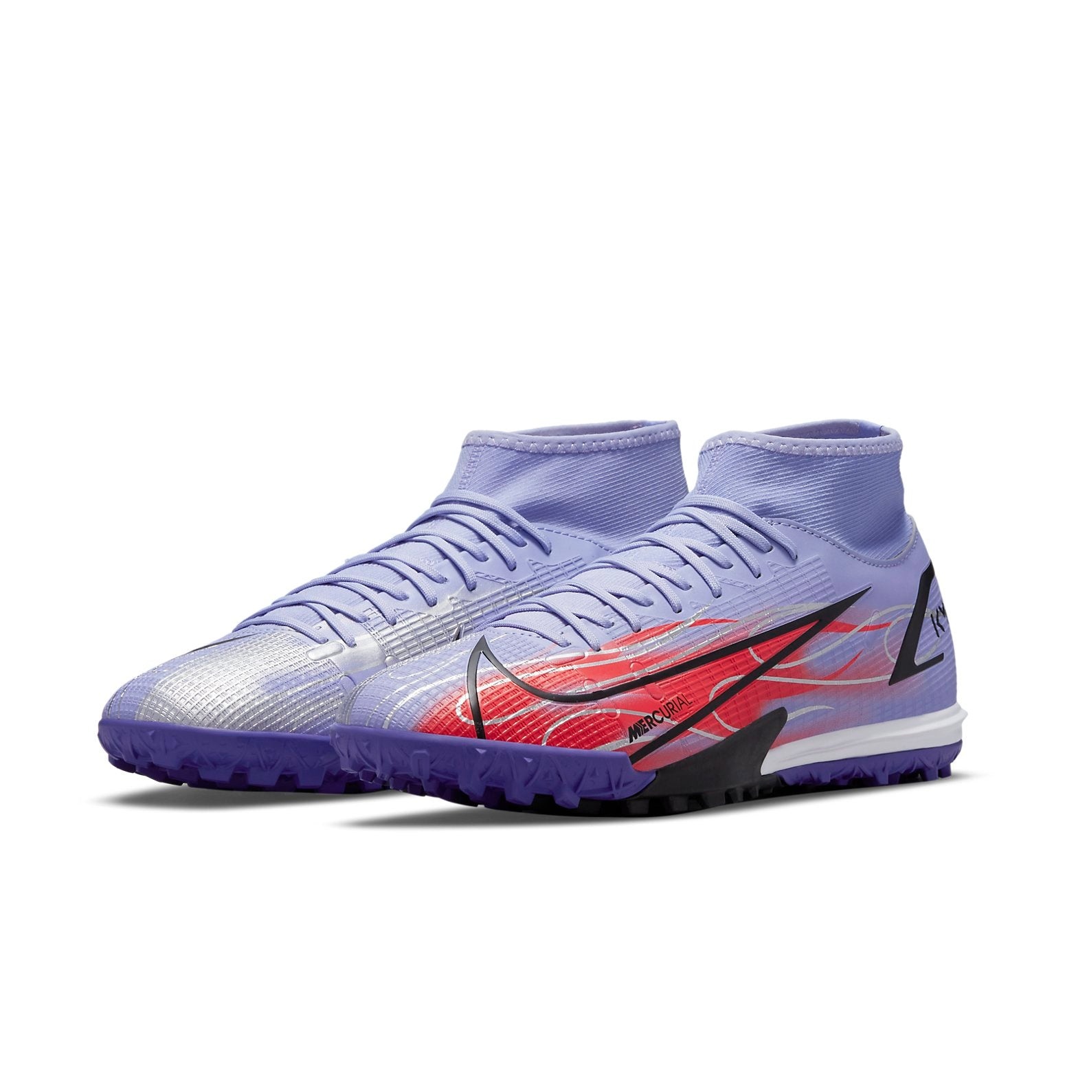 Nike Kylian Mbappe x Mercurial Superfly 8 Academy TF 'Flames' DB2868-506 - 3