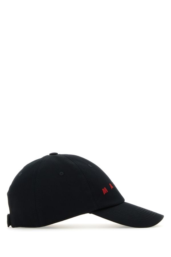Black cotton baseball hat - 2