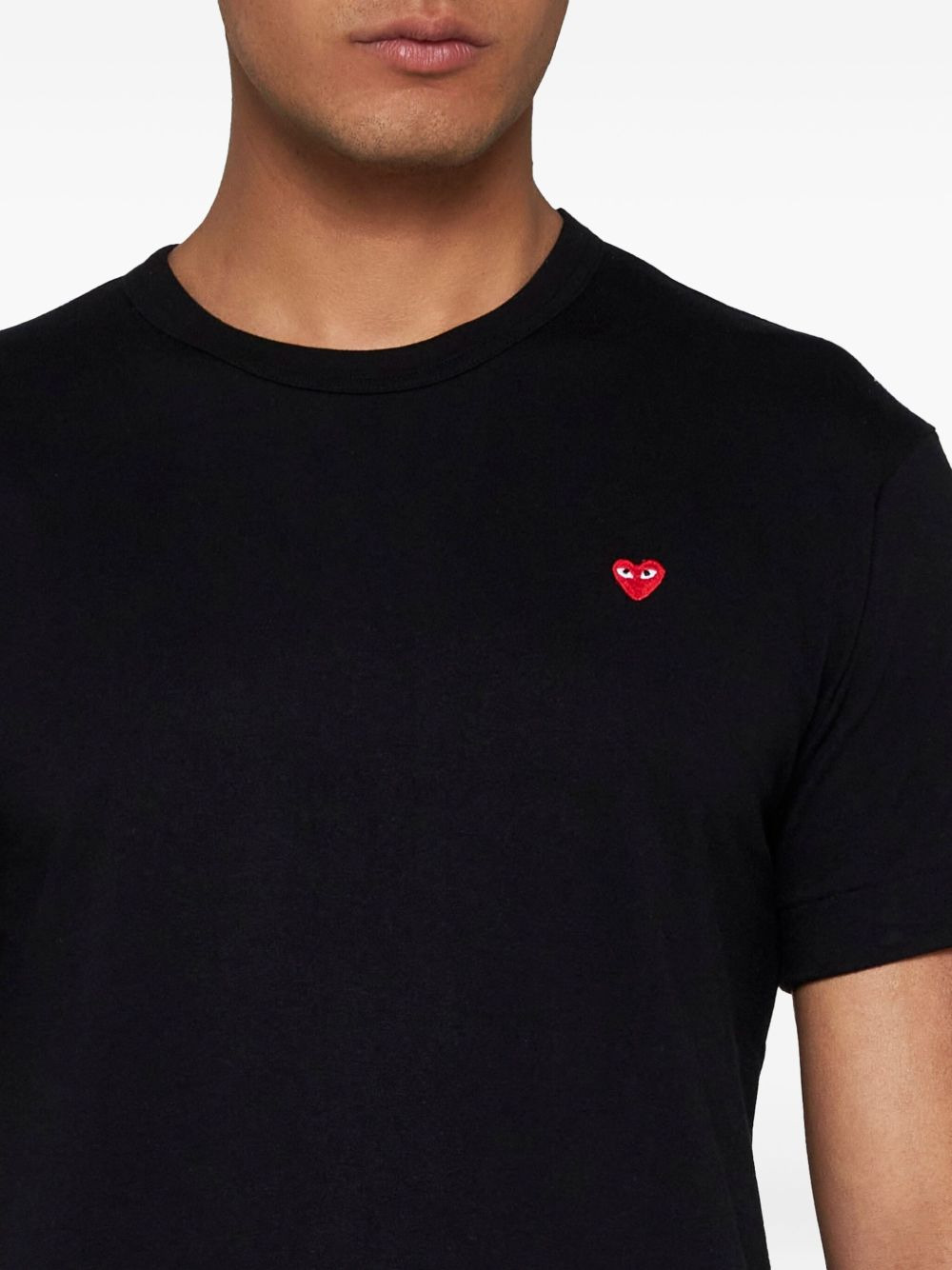 logo-appliqué cotton T-shirt - 4