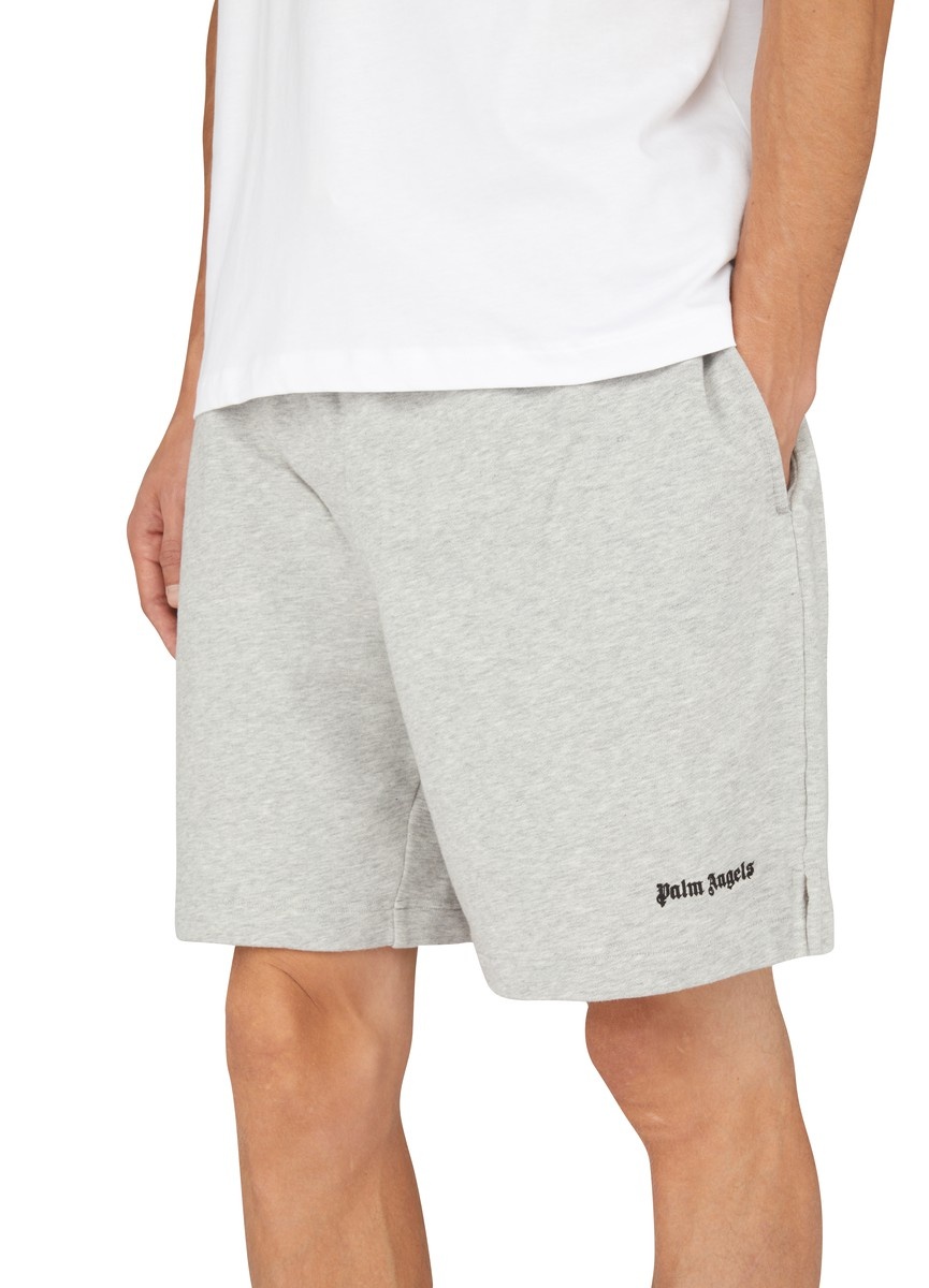 Embroidered logo sweat shorts - 4