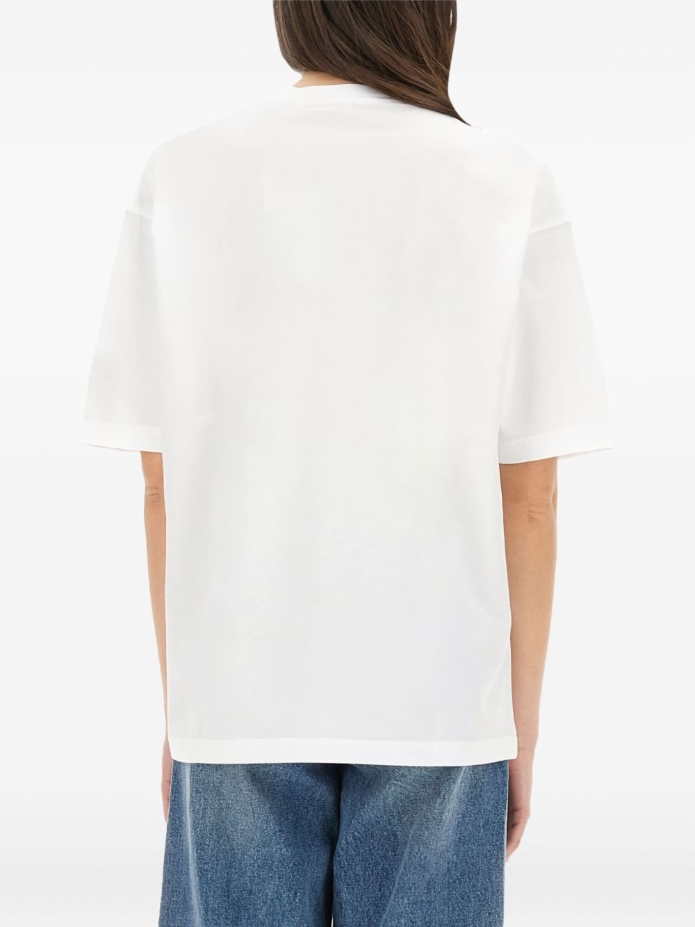 short-sleeve lettering T-shirt - 3