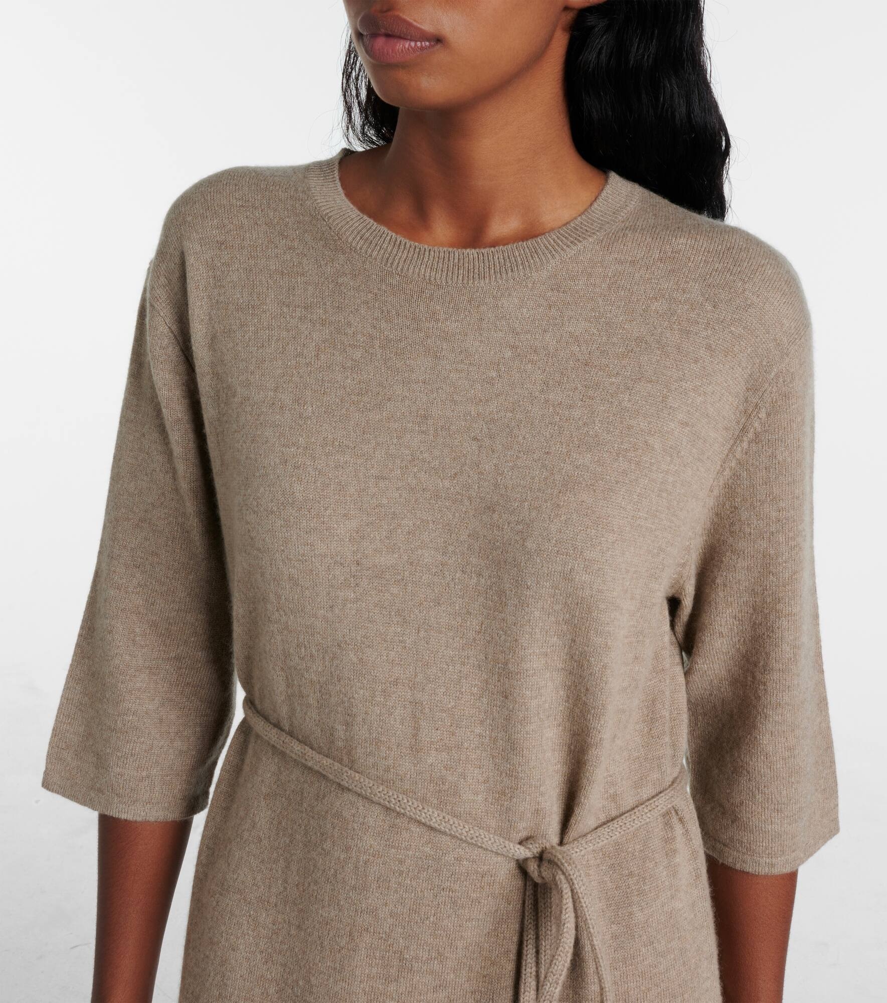 Tilde knitted cashmere maxi dress - 4