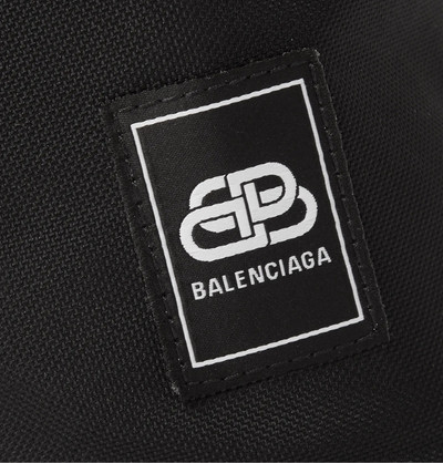 BALENCIAGA Logo-Appliquéd Canvas Water Bottle Pouch outlook