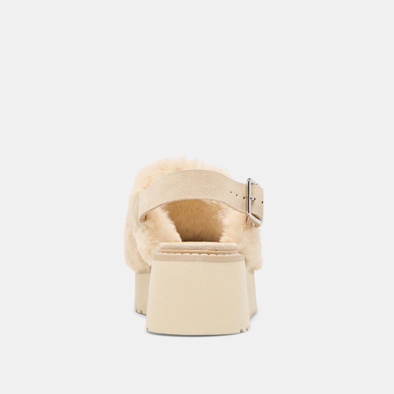 LANSY FLATS NATURAL PLUSH 10