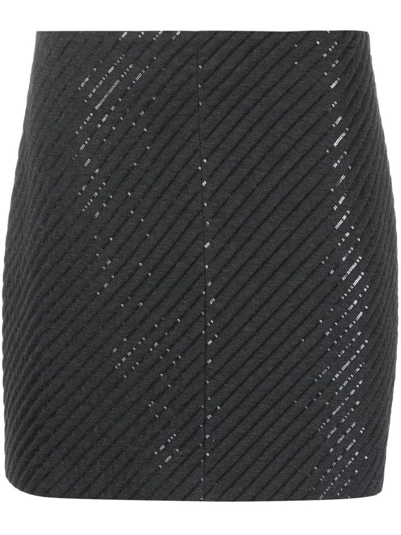 sequin embellished mini skirt 1