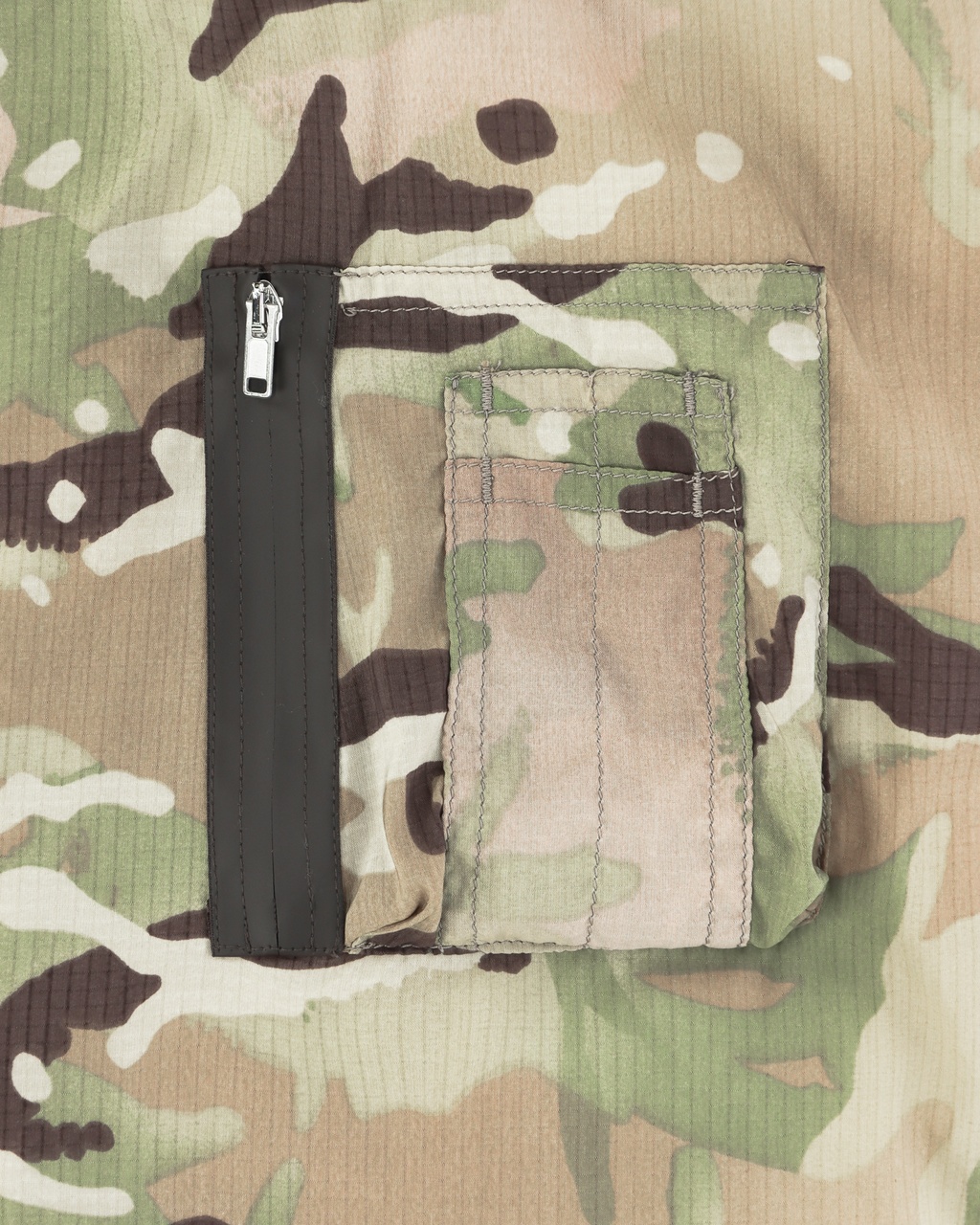 OVERSIZED CAMO NYLON BOMBER - 7