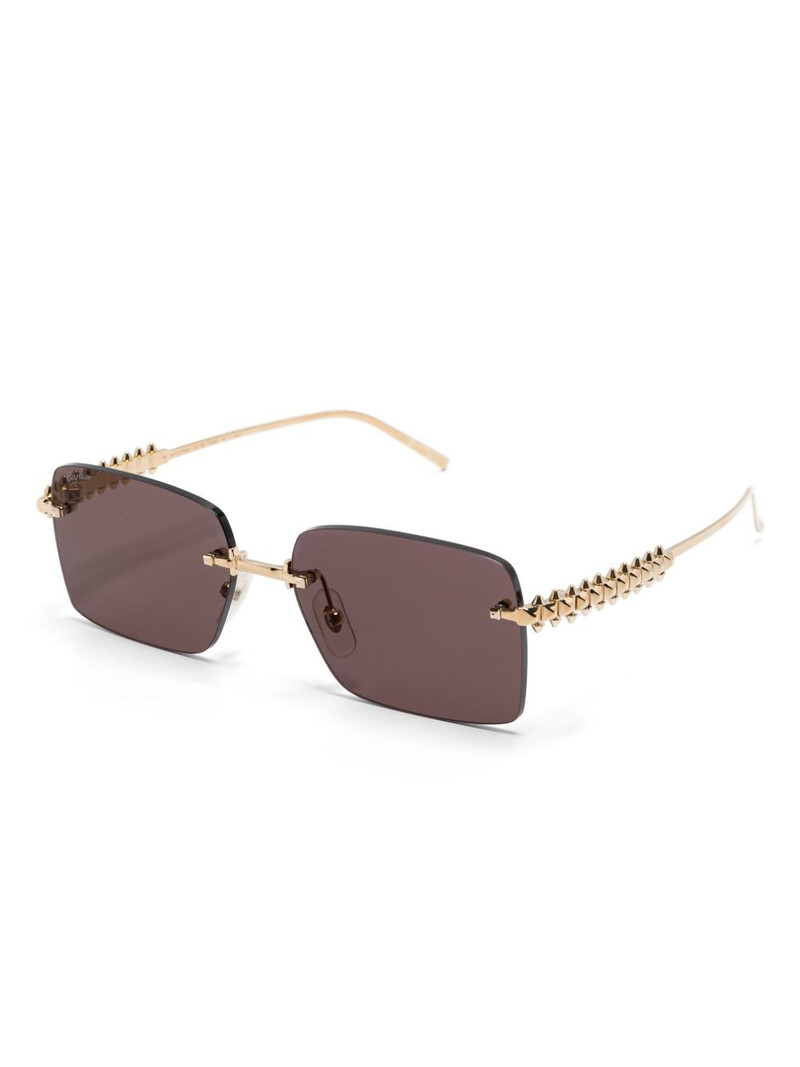 Cartier rectangle-frame sunglasses outlook