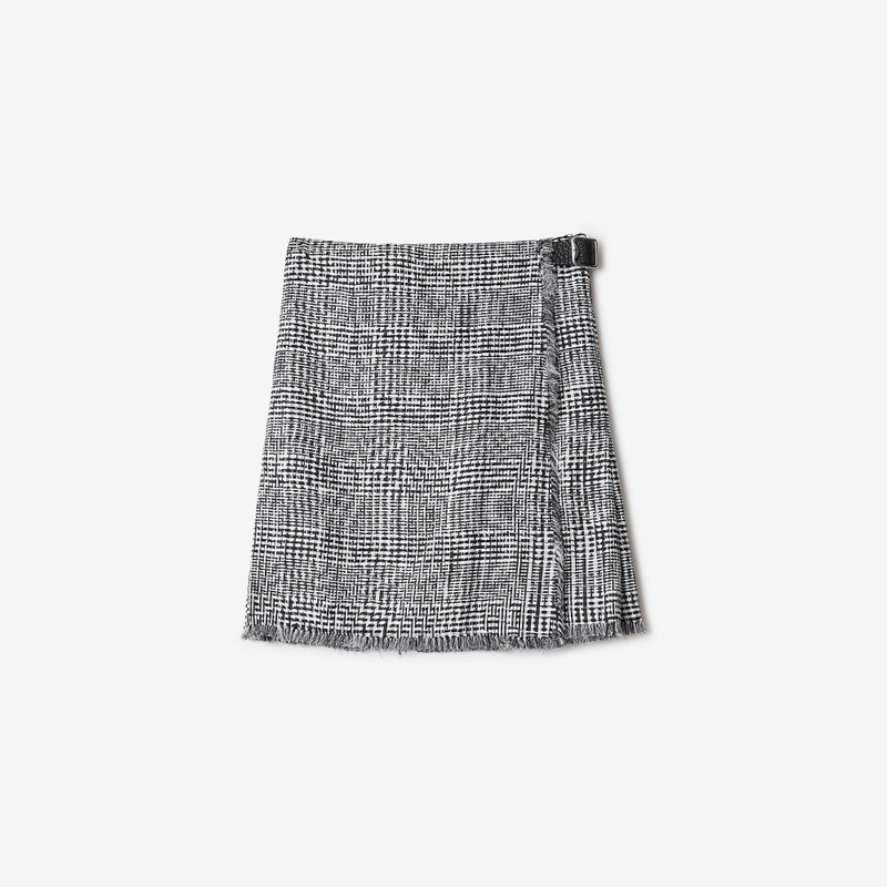 Warped Houndstooth Nylon Kilt - 1