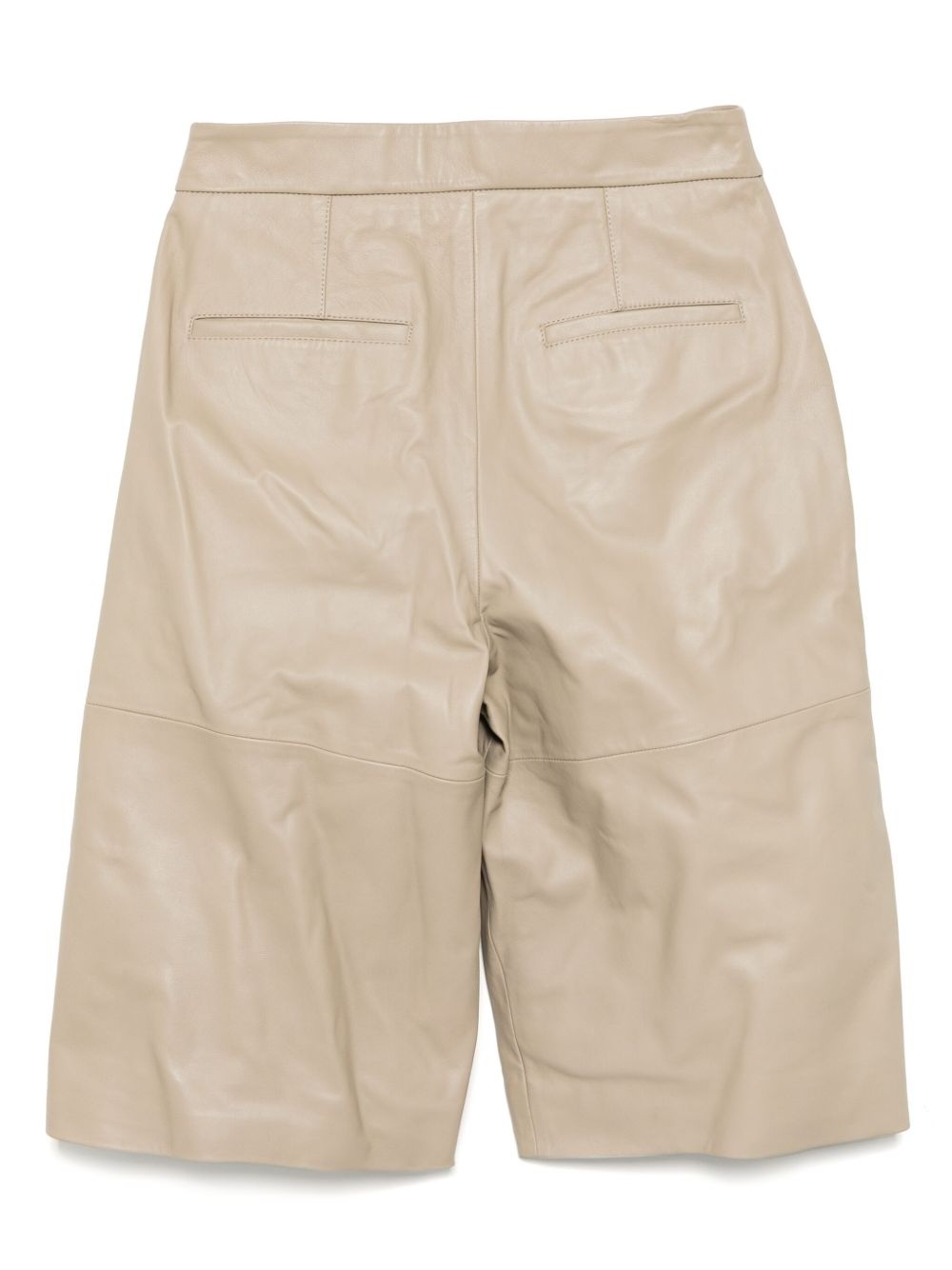 leather shorts - 2