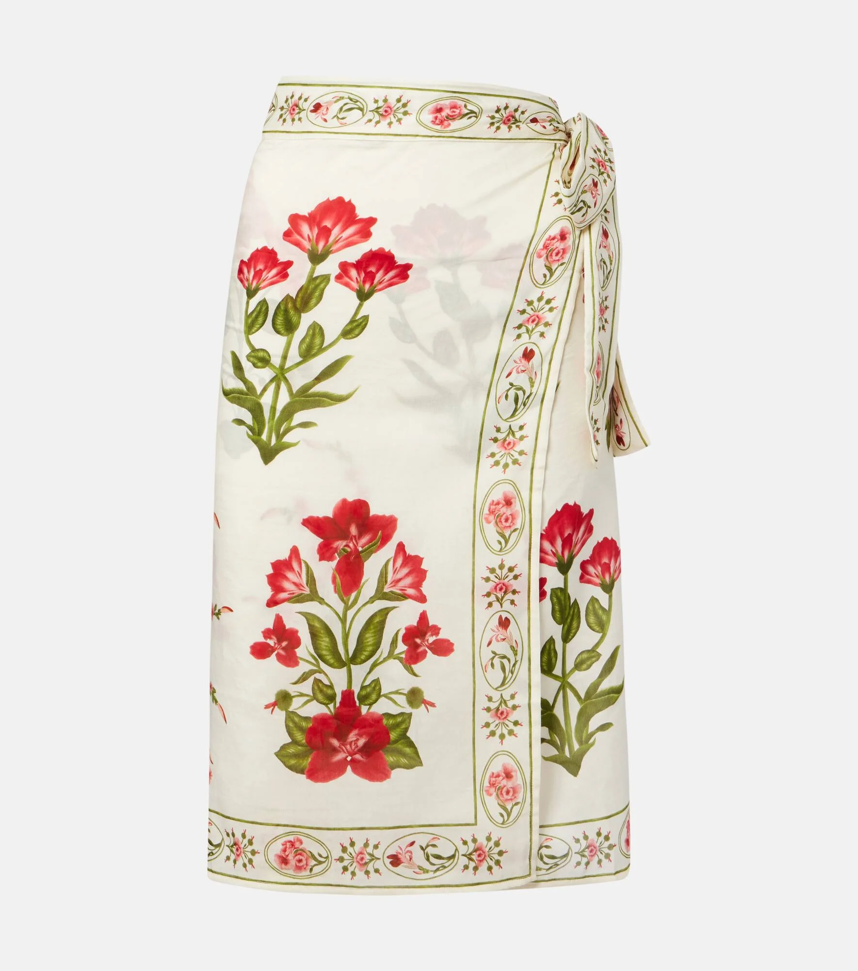 Emelina cotton and silk beach cover-up - 1