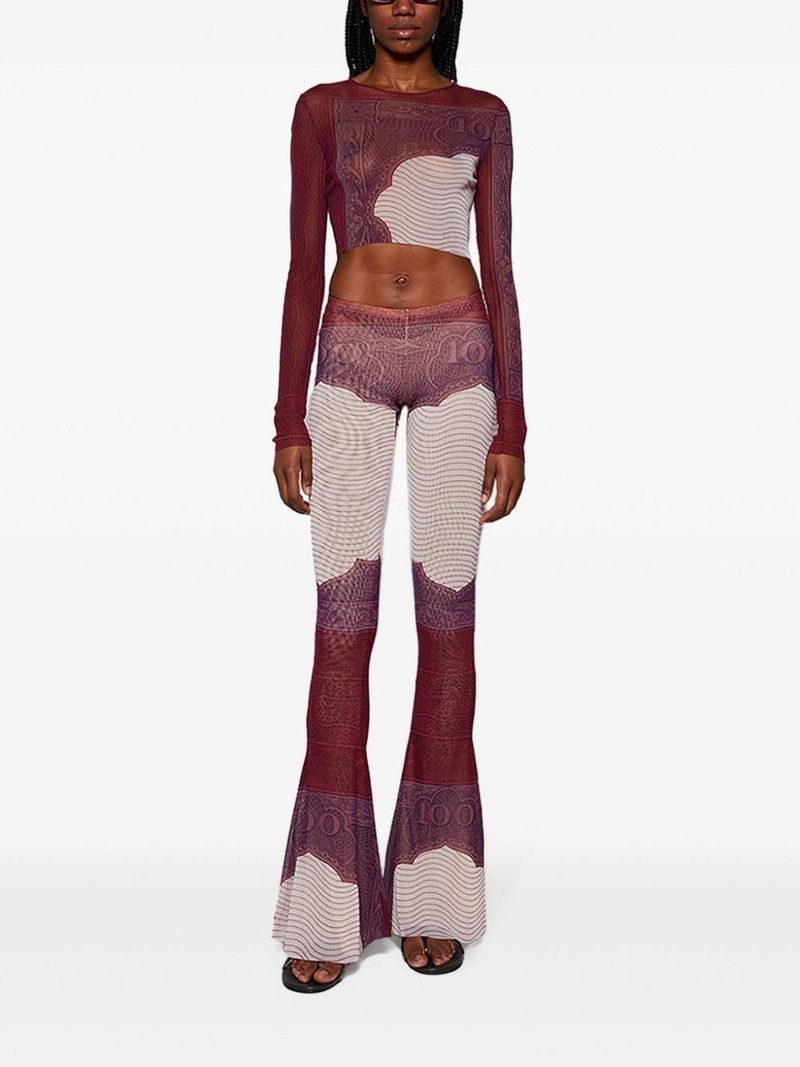 Jean Paul Gaultier Printed trousers outlook